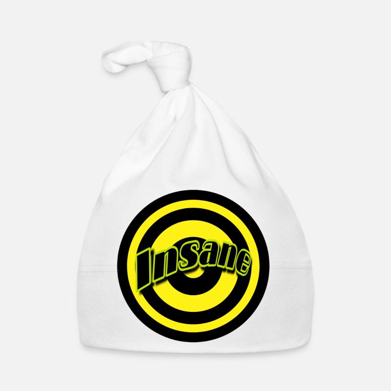 Insane Neon Circle Design Organic Baby Cap