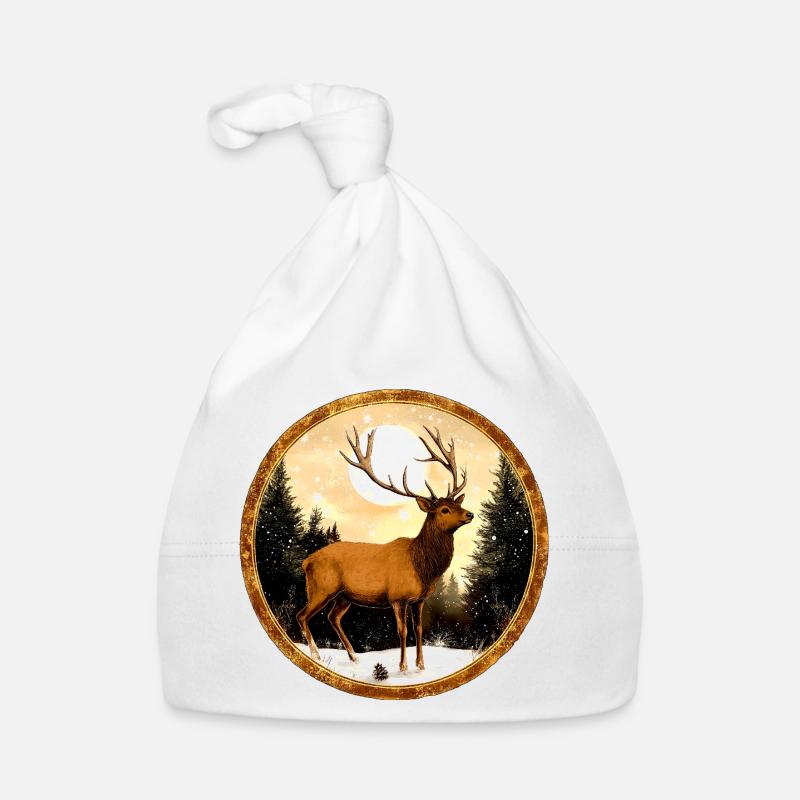 Style du cerf Bonnet bio Bébé