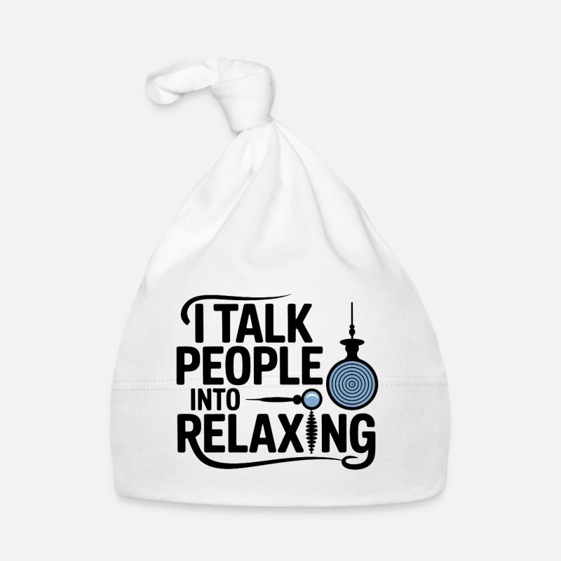Hypnotist I Talk People Into Relaxing Professional Organic Baby Cap