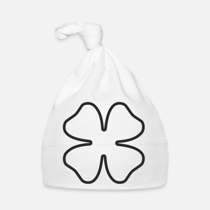 Lucky Charm Shamrock – Design minimaliste Bonnet bio Bébé