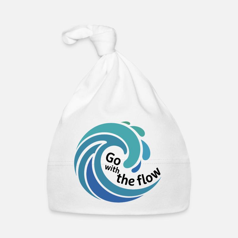 Go with the Flow Wellenkunst Baby Bio-Mütze