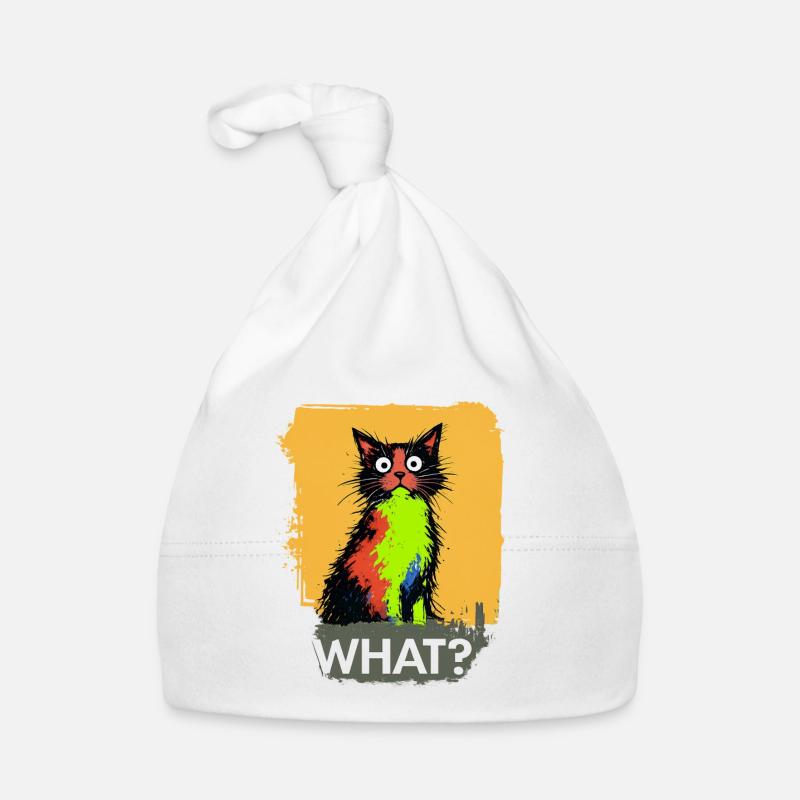 Quelle explosion de couleur de chat Bonnet bio Bébé