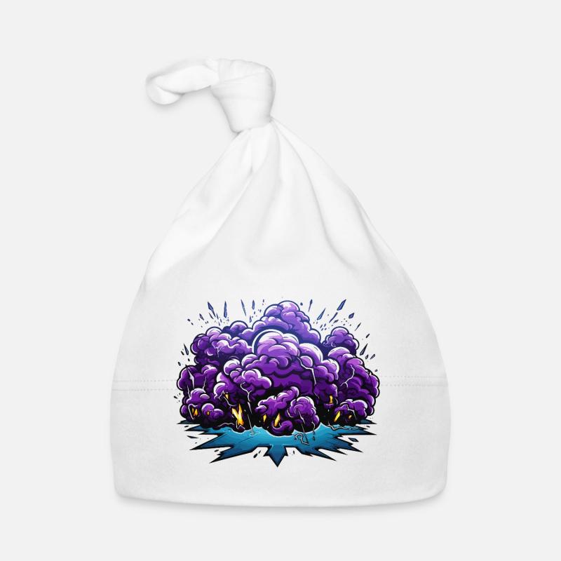 Bang du Nuage Pourpre Bonnet bio Bébé