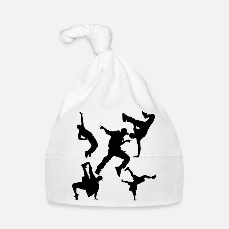 Dance Hip-Hop - Bonnet bio Bébé - blanc