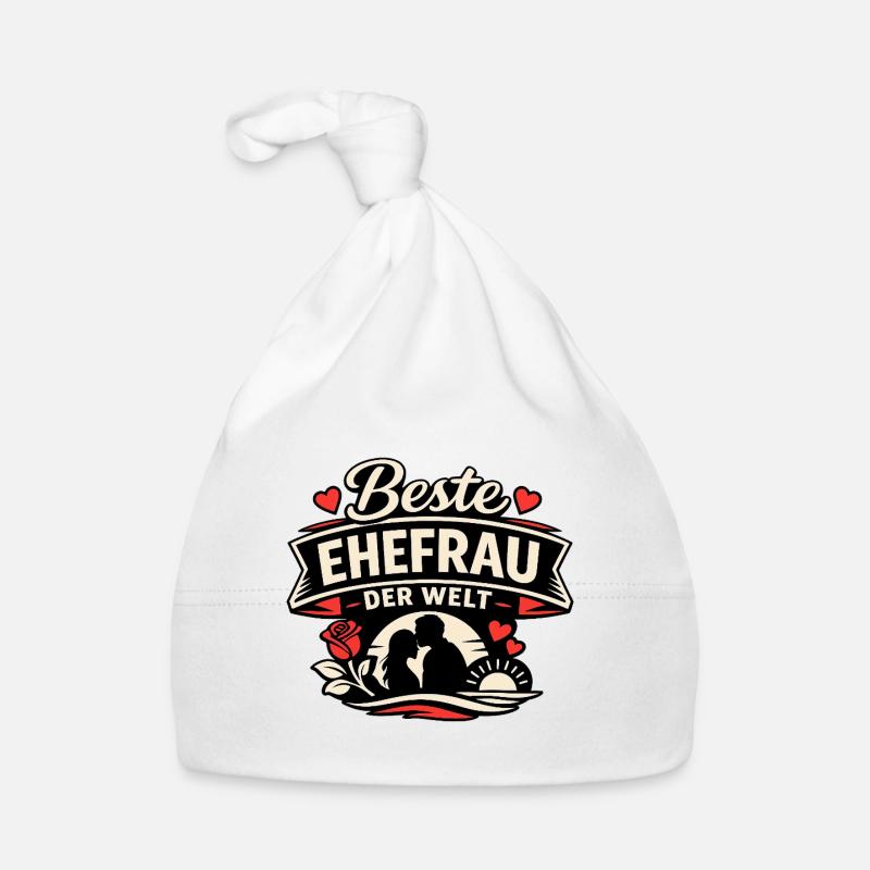 Beste Ehefrau der Welt Baby Bio-Mütze
