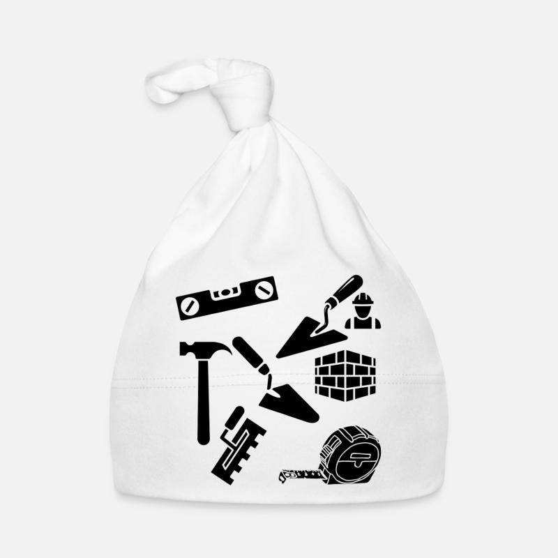 Masonry work Organic Baby Cap