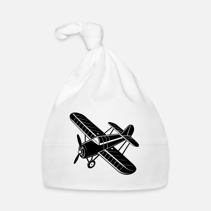 airplane Organic Baby Cap