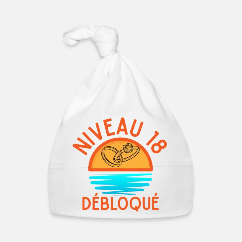 Level 18 Unlocked, a creative and joyful touch Organic Baby Cap