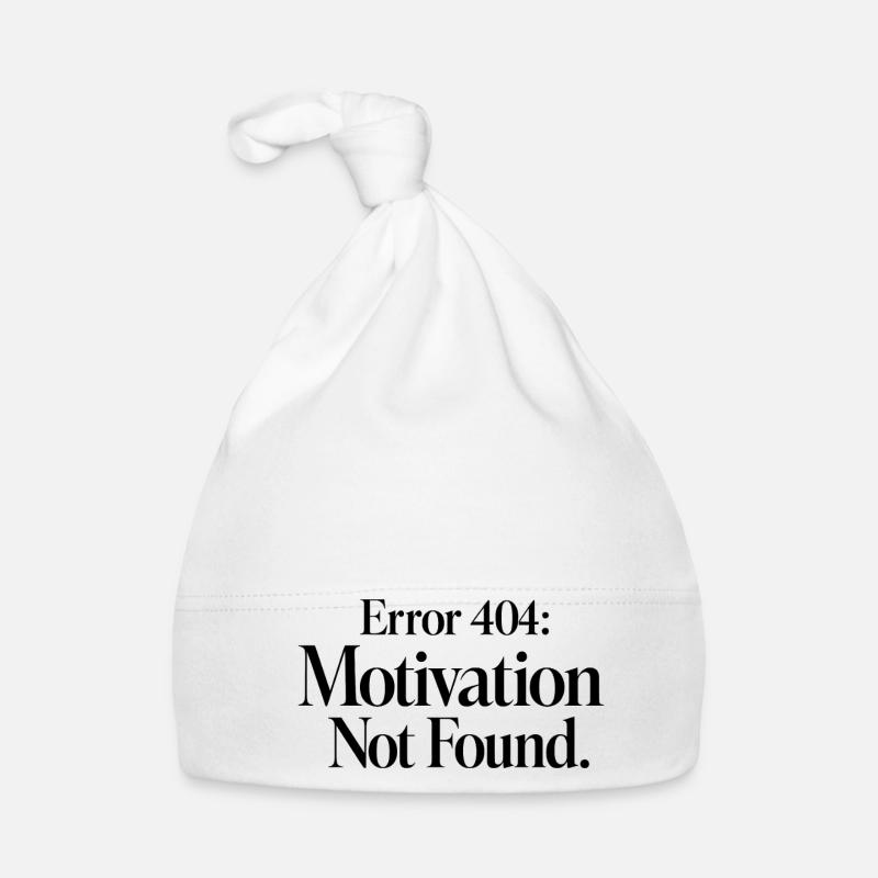 Error 404 Motivation Not Found Organic Baby Cap