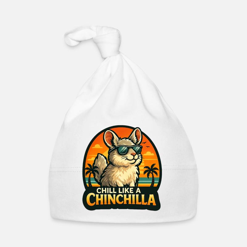 Chill wie ein Chinchilla Baby Bio-Mütze