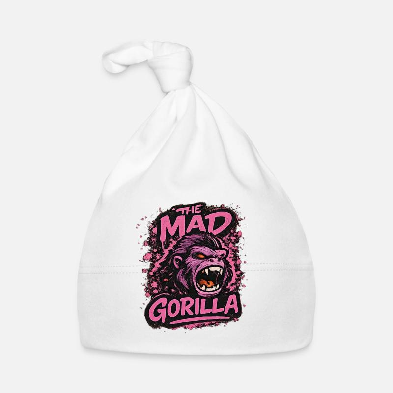 The angry gorilla Organic Baby Cap