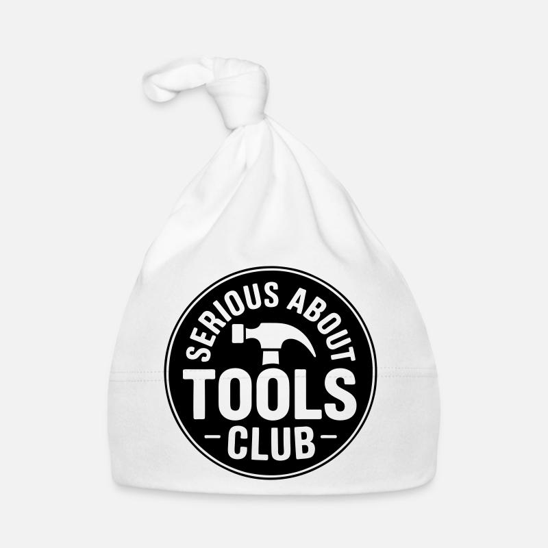 Serious about tools club Organic Baby Cap