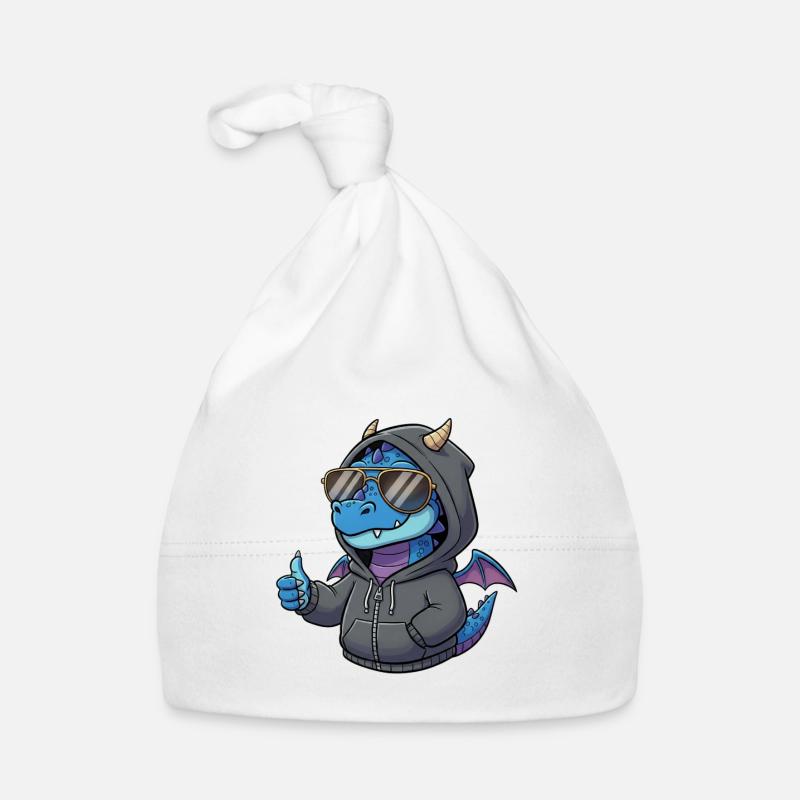 Kapuzenpulli Feuersprüher mit Sonnenbrille Baby Bio-Mütze