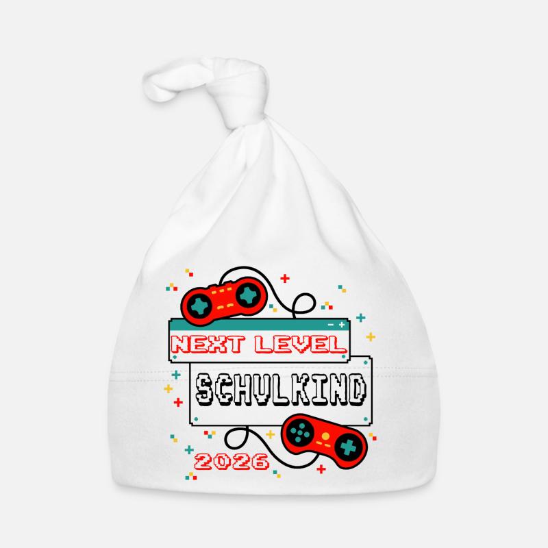 NEXT LEVEL: SCHULKIND 2026 - Gaming Controller Baby Bio-Mütze