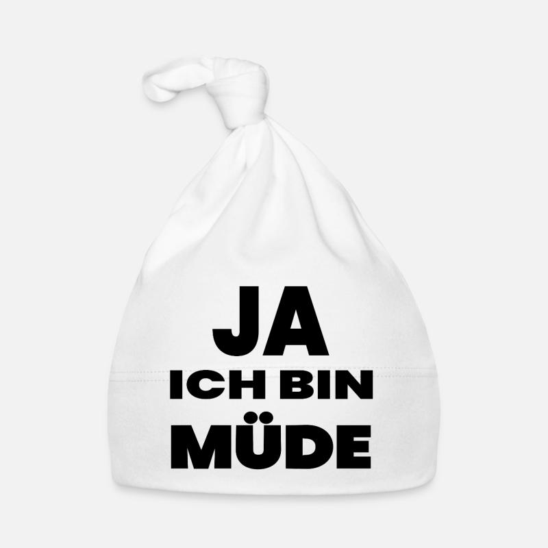 Müde Baby Bio-Mütze