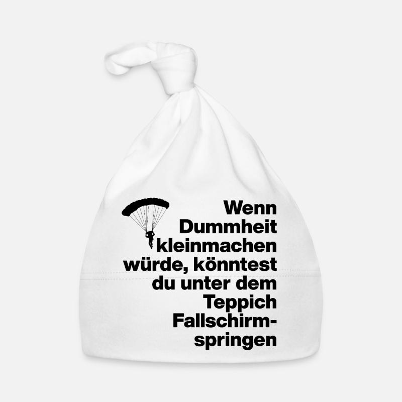 DUMMHEIT, DUMM, DISS, SARKASMUS, FRECH, GESCHENK Baby Bio-Mütze