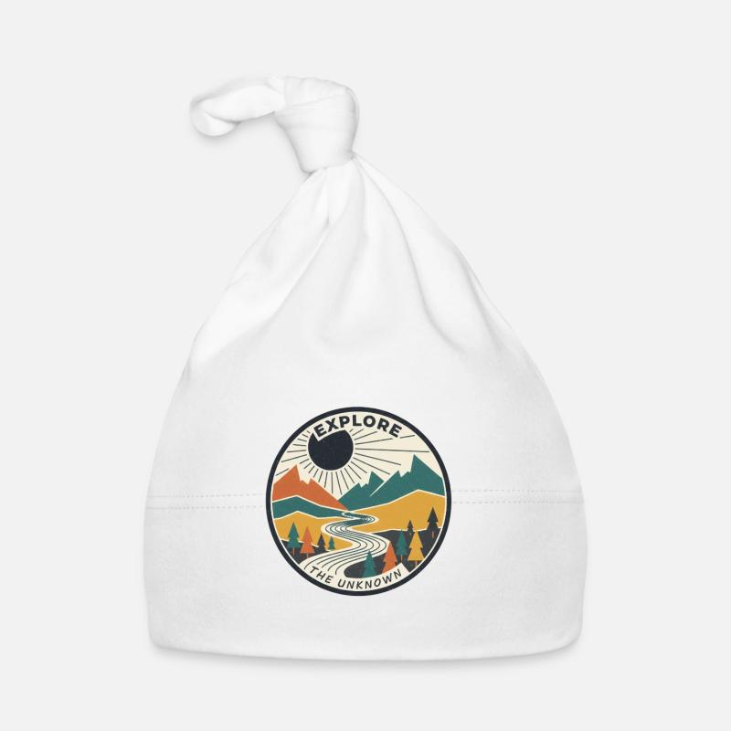 Expedition into the unknown Organic Baby Cap