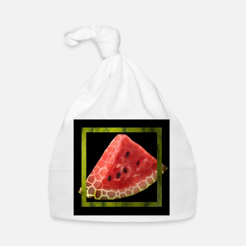 Pastèque abstraite Bonnet bio Bébé