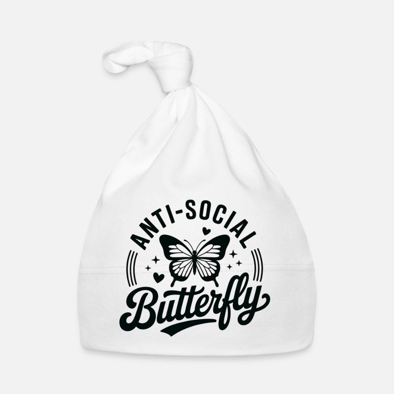 Papillon antisocial Bonnet bio Bébé
