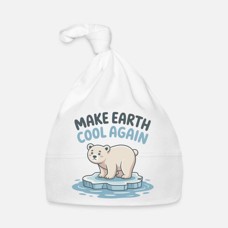 Make Earth Cool Again Organic Baby Cap