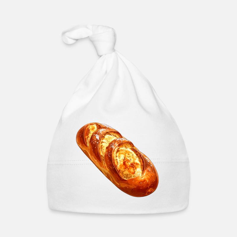 Brot oder Baguette Baby Bio-Mütze
