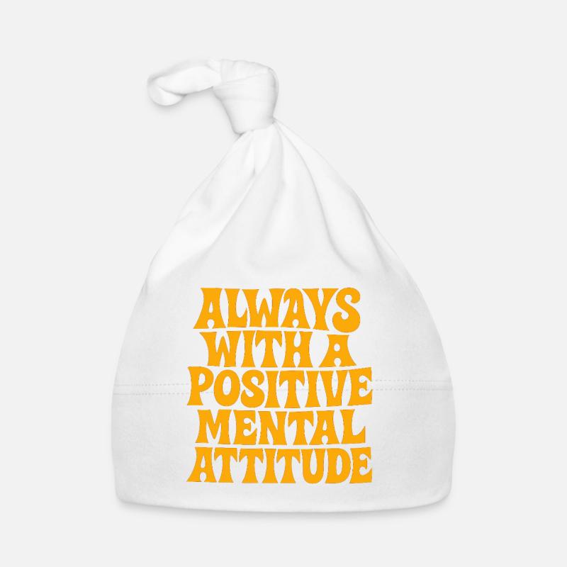 actitud_mental_postiva - Bonnet bio Bébé - blanc