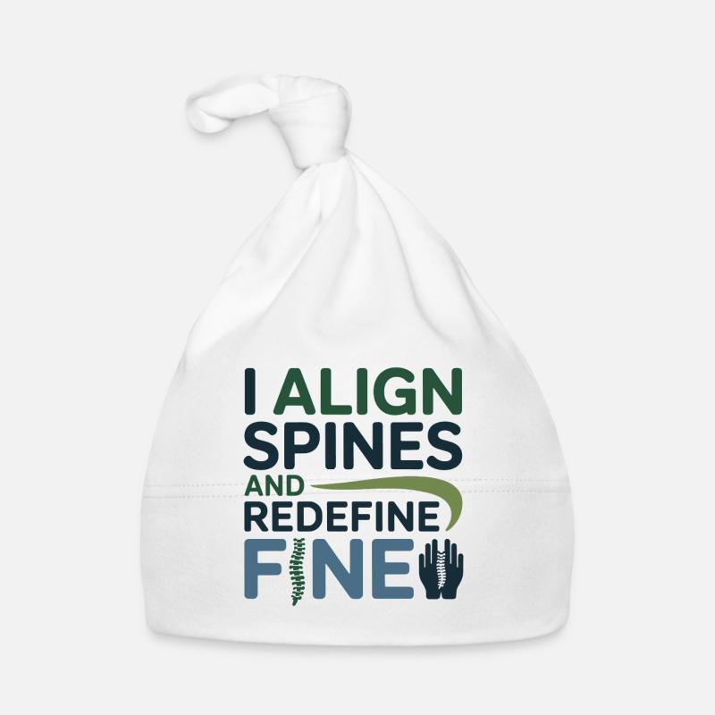 Osteopath I Align Spines Redefine Fine  Organic Baby Cap