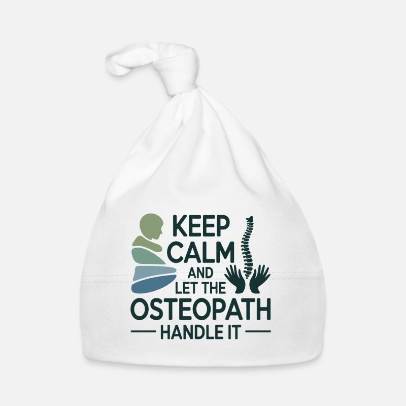 Osteopath Bleib ruhig Handle Professionell Baby Bio-Mütze