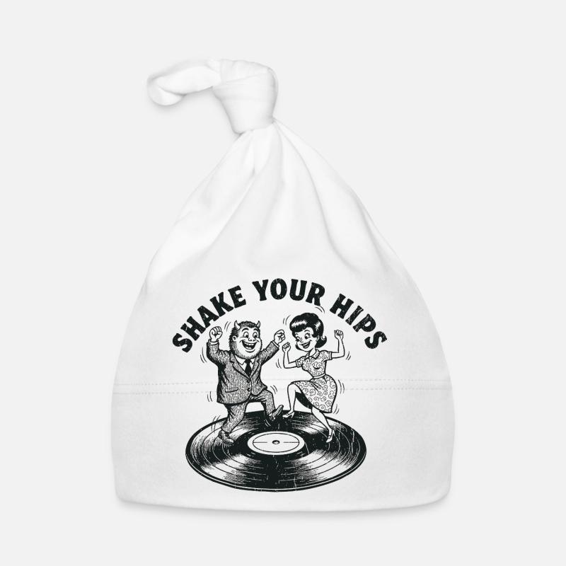 Shake Your Hips Vinyl Dance Baby Bio-Mütze