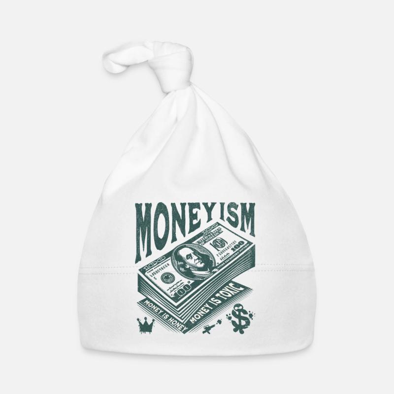 Money Is King Stack Artwork Baby Bio-Mütze