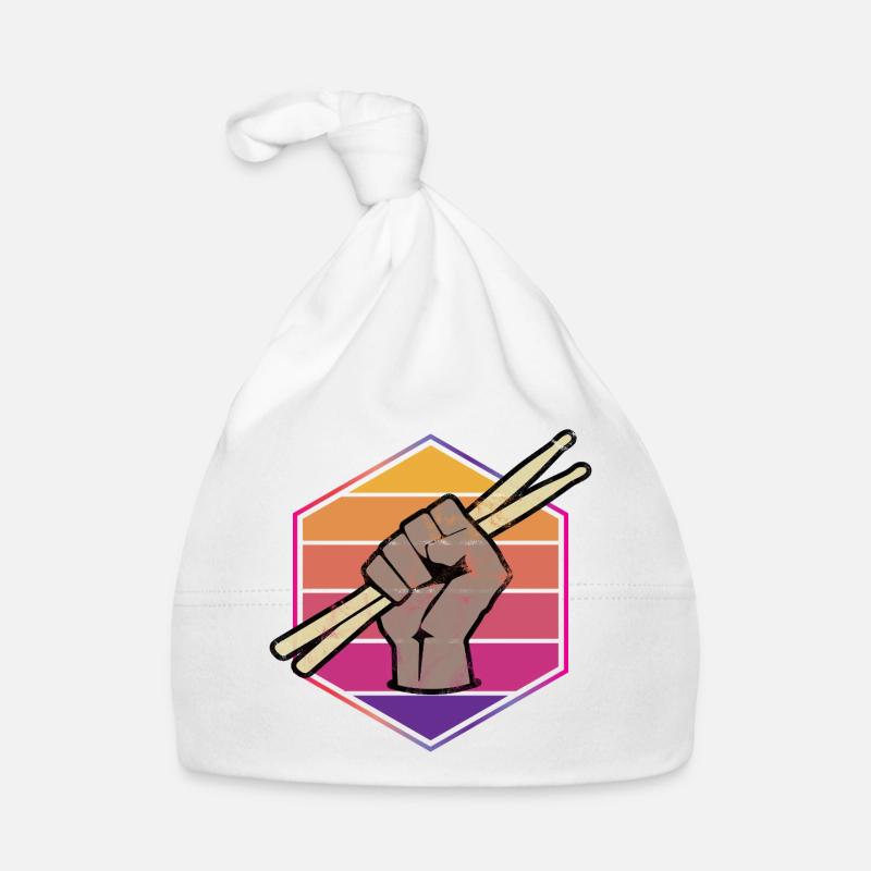 Batteur Schlagzeuger Bonnet bio Bébé
