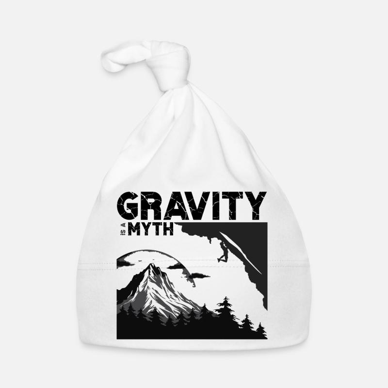 Gravity is a myth Baby Bio-Mütze