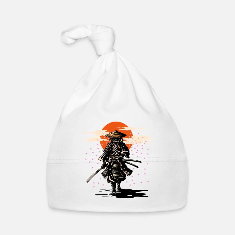 Samouraï Soleil et Sakura Bonnet bio Bébé