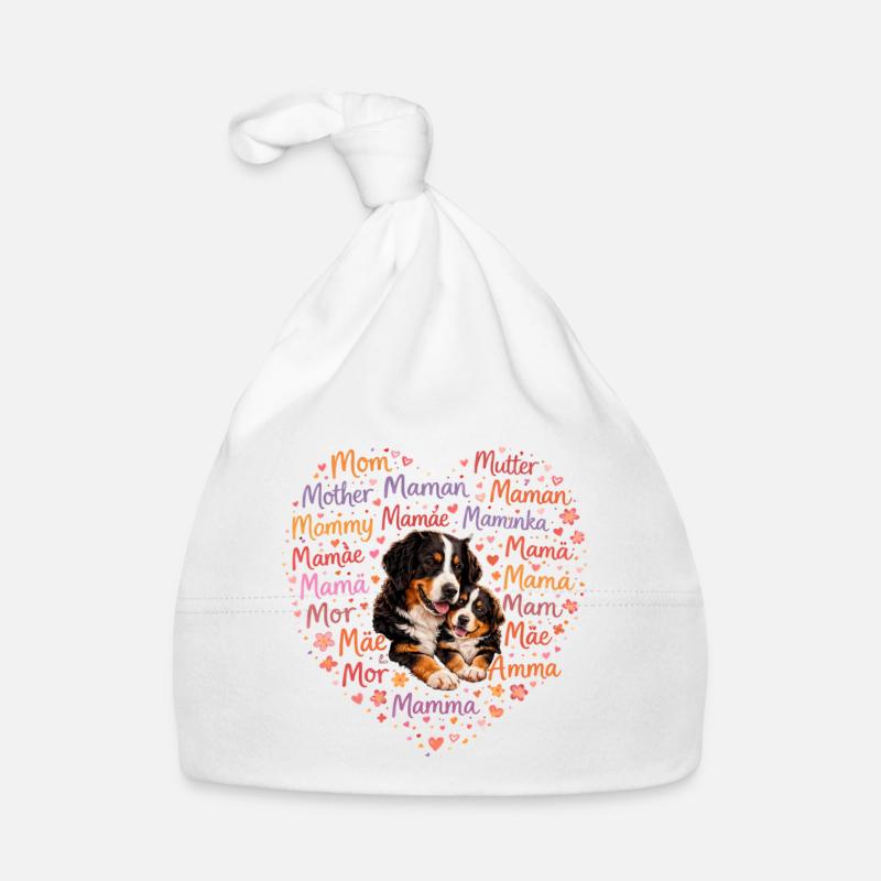Berner Sennenhund Mama – Muttertag Hundeliebe Baby Bio-Mütze