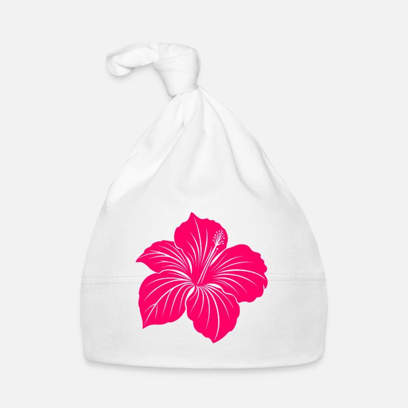 Fleur d’hibiscus Bonnet bio Bébé