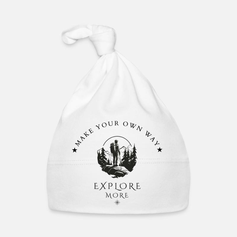 Découvrez davantage – Créez votre propre aventure de randonnée - Bonnet bio Bébé - blanc