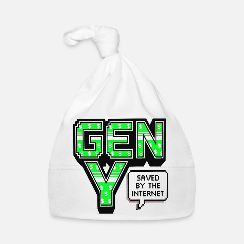 Generation Y, gen Y, Millennials Shirt, Pullover Hoodie Organic Baby Cap
