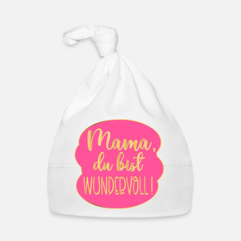 Wundervolle Mama Muttertag Baby Bio-Mütze