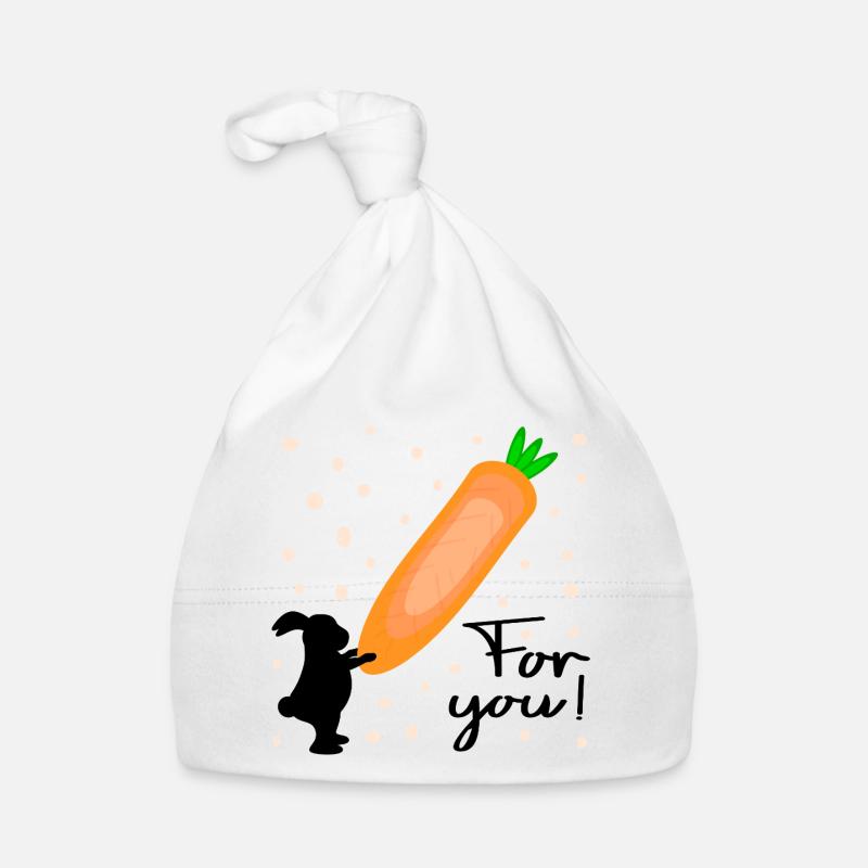 Carotte Lapin de Pâques Bonnet bio Bébé