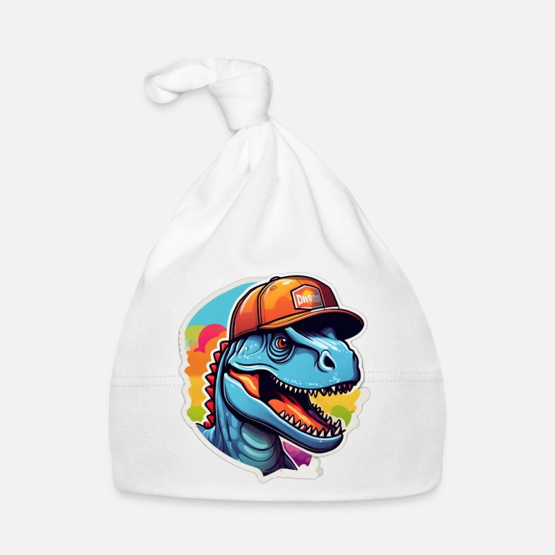 Dinosaurier-Regenbogenkappe Baby Bio-Mütze