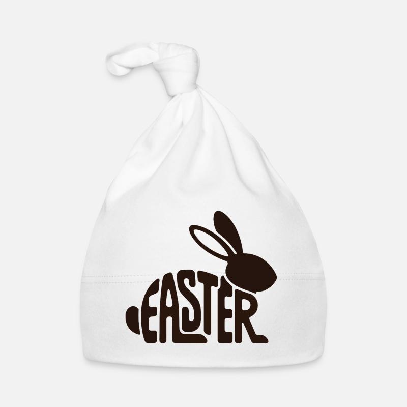 Osterhase Typo-Form Baby Bio-Mütze