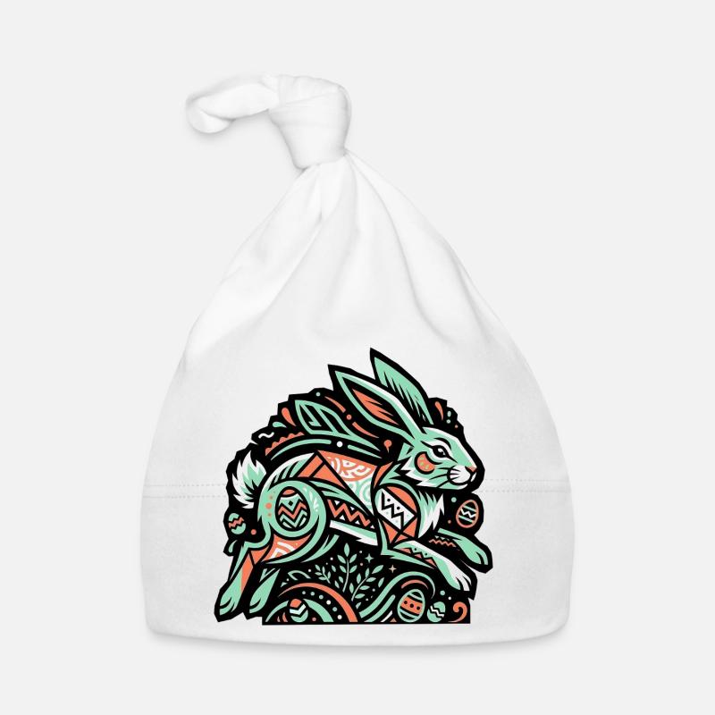 Easter Bunny Easter Bunny Eggs Organic Baby Cap