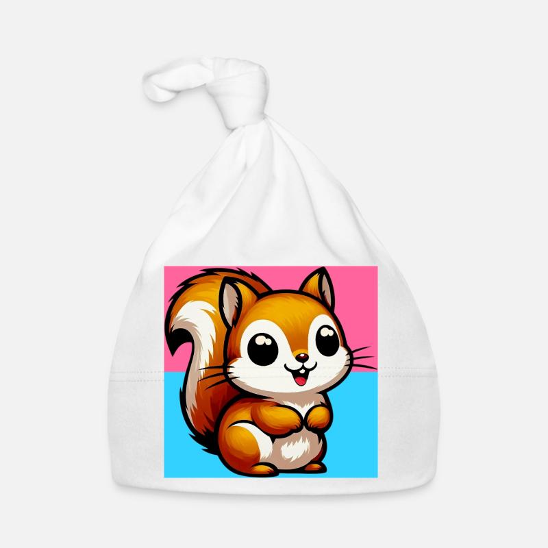 squirrel Organic Baby Cap