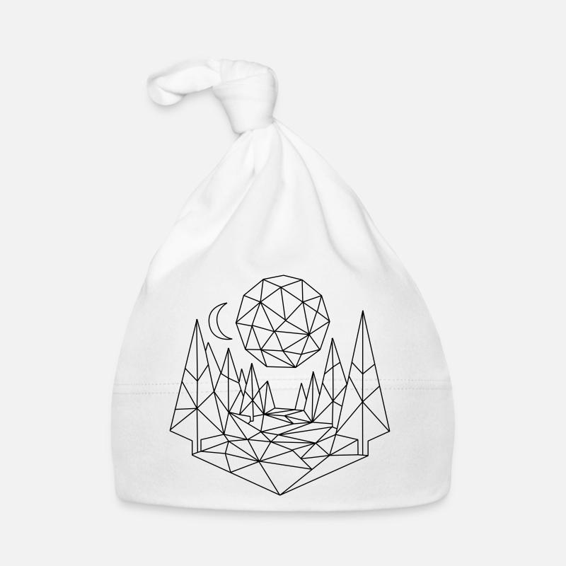 Landschaft Polygon Baby Bio-Mütze