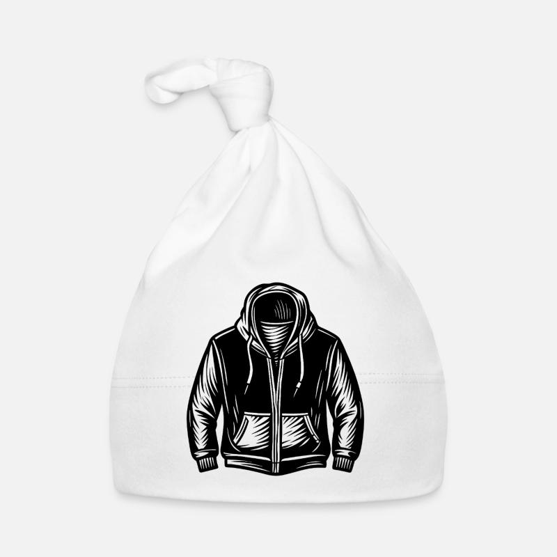 Kapuzenpullover Baby Bio-Mütze