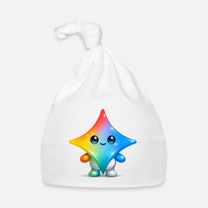 Süßer Gemini-Star-Maskottchen-Aufkleber Baby Bio-Mütze