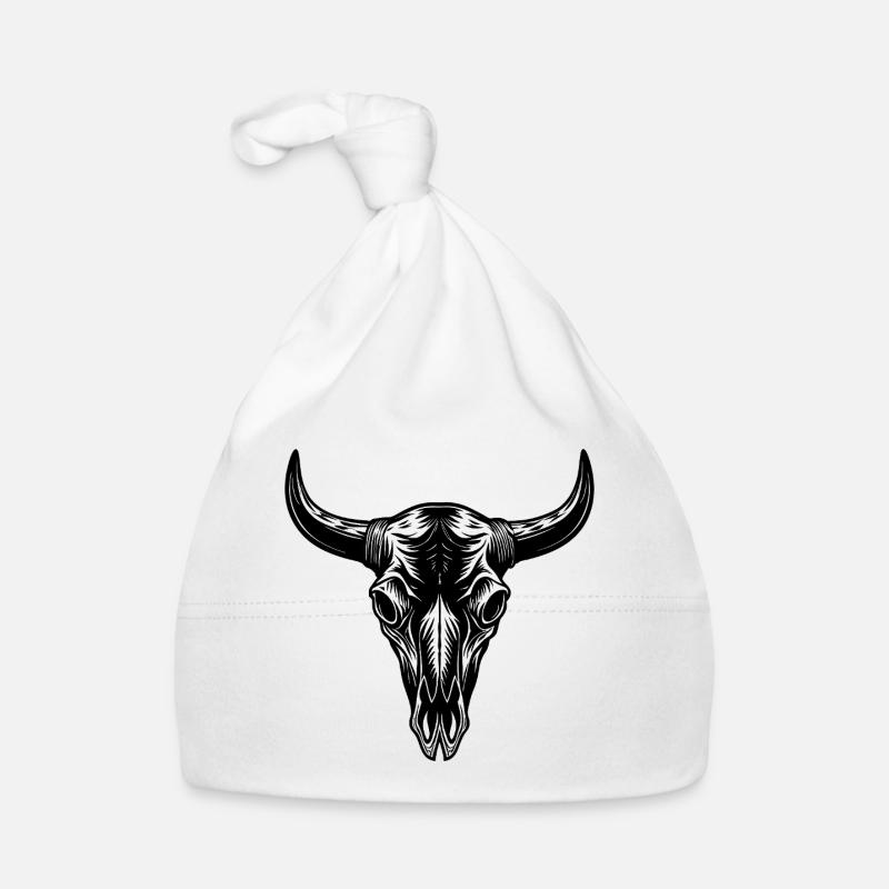 Crâne de vache Bonnet bio Bébé