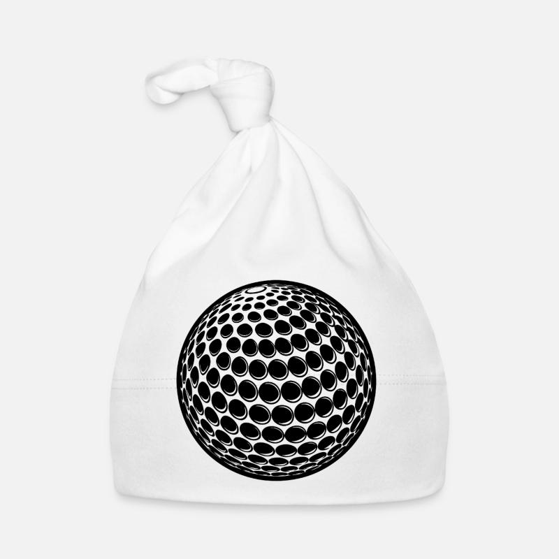 Golf ball Organic Baby Cap