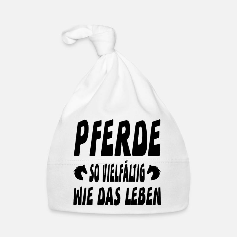Pferde Baby Bio-Mütze