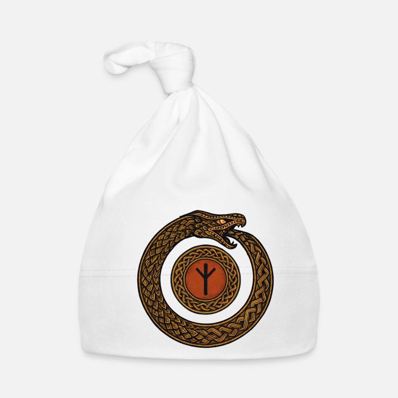 Cercle runique d’Uroboros Bonnet bio Bébé